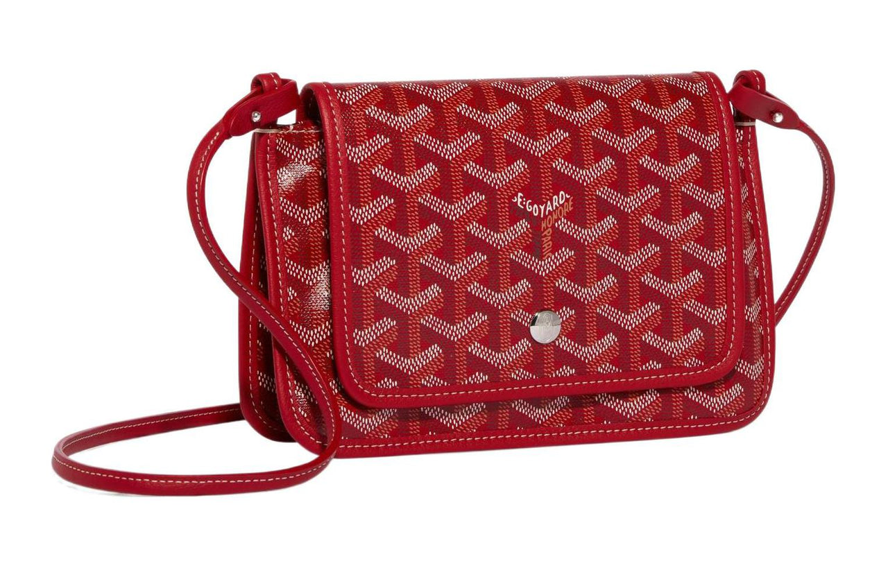 GOYARD Plumet Canvas With Leather Canvas With Leather Unisex Red & Burgundy Small Heart