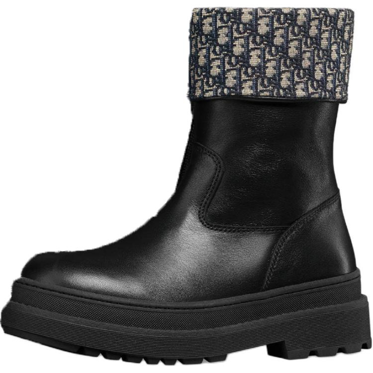 DIOR High Top Children's Booties Black Kids'