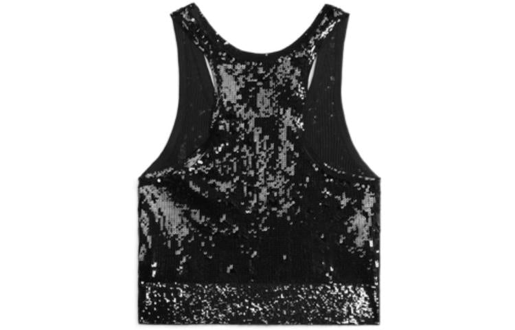 CELINE Embroidered Tank Top In Silk And Cotton