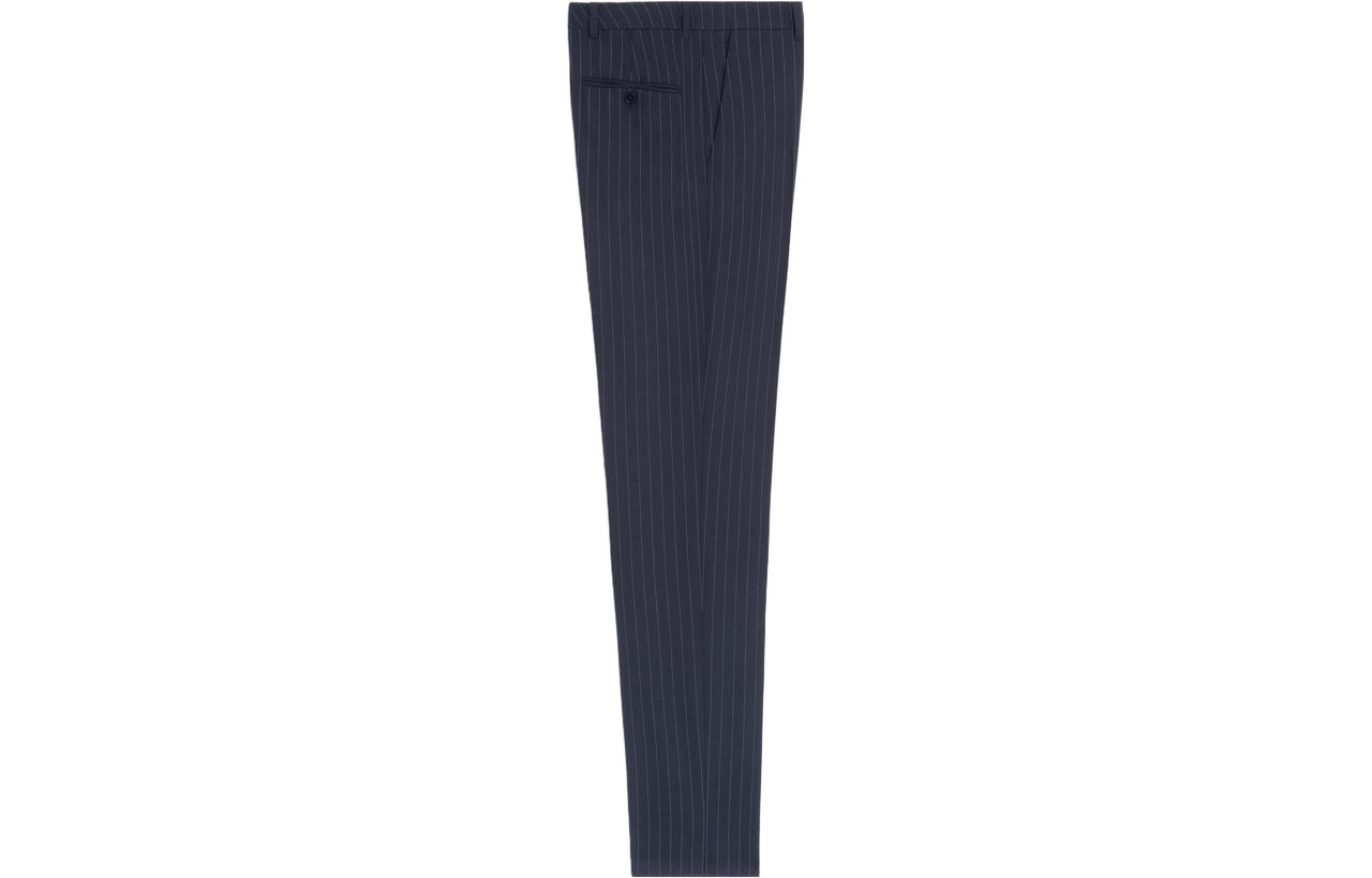CELINE Classic Pants In Striped Cashmere Wool