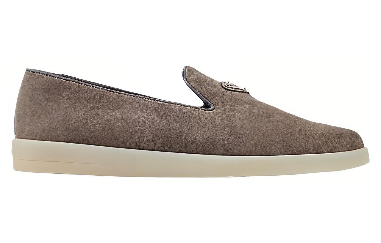 PRADA Casual Shoes Men's Sand Gravel Gray