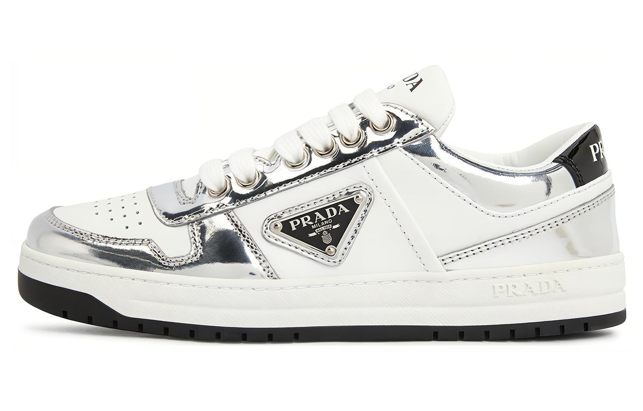 PRADA Downtown Trainers 'White Silver' Women's
