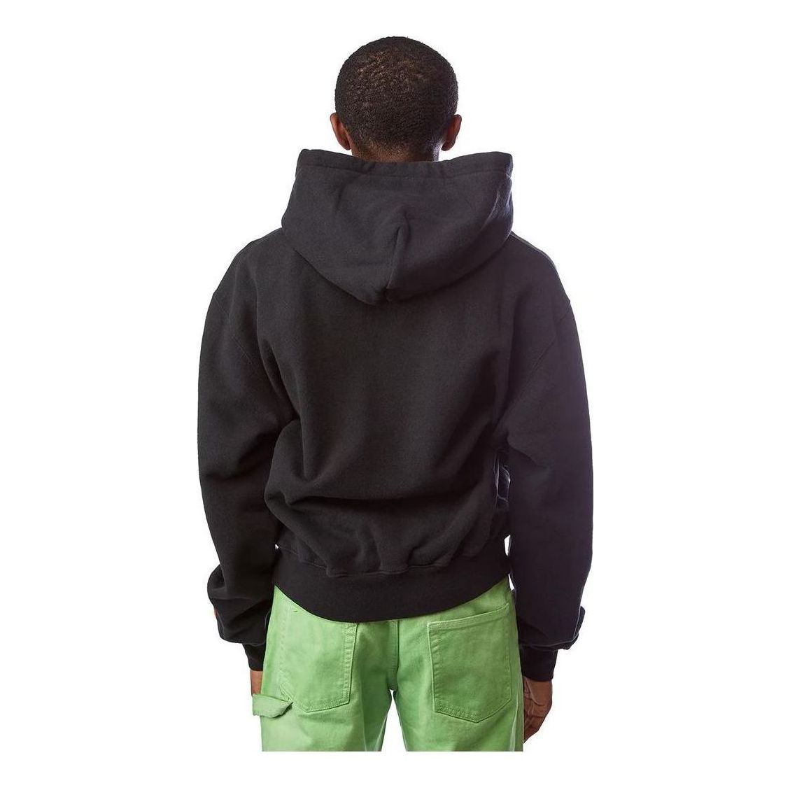 HERON PRESTON Spray Globe Hoodie 'Black' HMBB017F21JER0031001