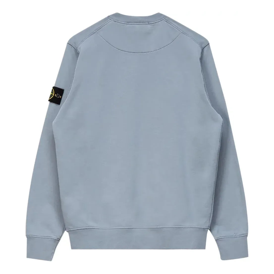 STONE ISLAND Patch Logo Crewneck Sweatshirt 'Mid Blue' 741563051-V0046