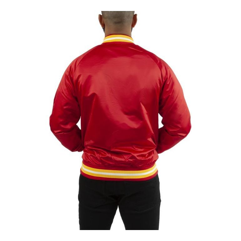 Mitchell & Ness x NBA Houston Rockets Lightweight Satin Jacket 'Red' STJKMG18013-HROSCAR1