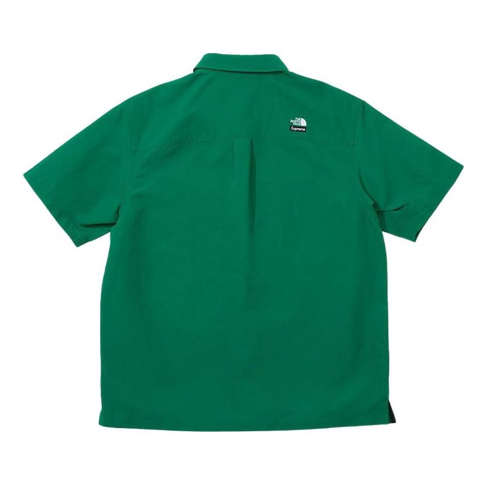 Supreme x The North Face Trekking S/S Shirt 'Green Red' SUP-SS22-901