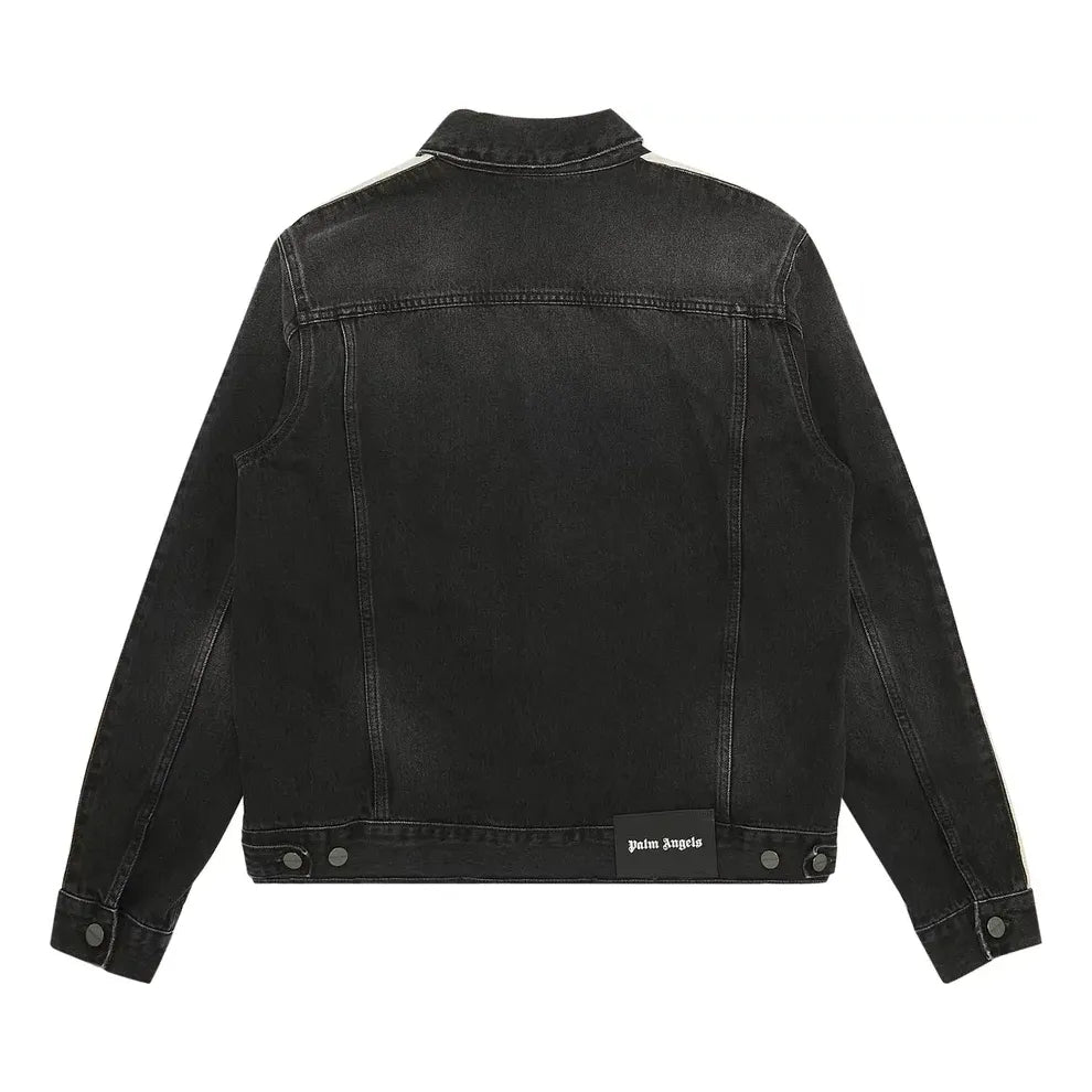 Palm Angels Track Denim 'Black White' PMYE029F21DEN0011001