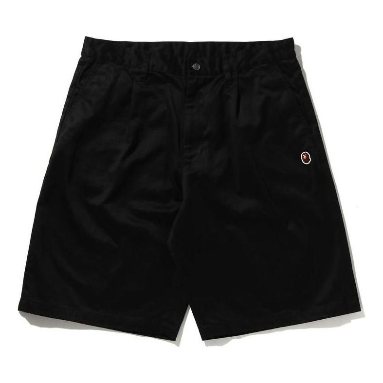 A Bathing Ape One Point Wide Fit Chino Shorts 'Black' 1I30-153-021-BLK