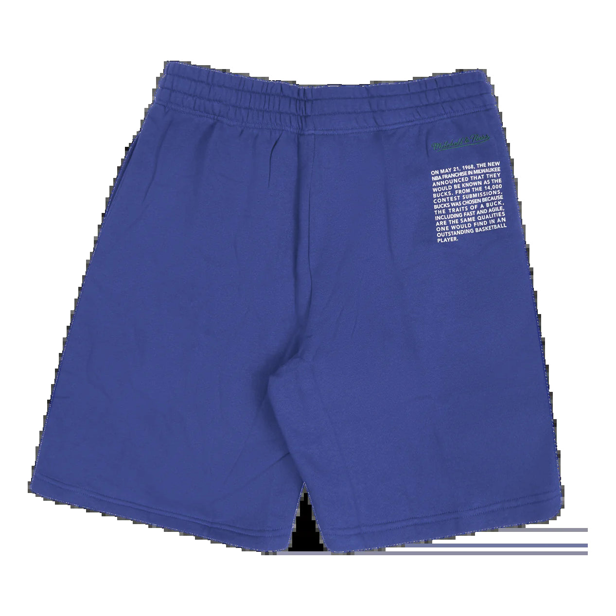 Mitchell & Ness x NBA Origins Fleece Short 'Bucks Team' PSHR4851-MBUYYPPPPURP