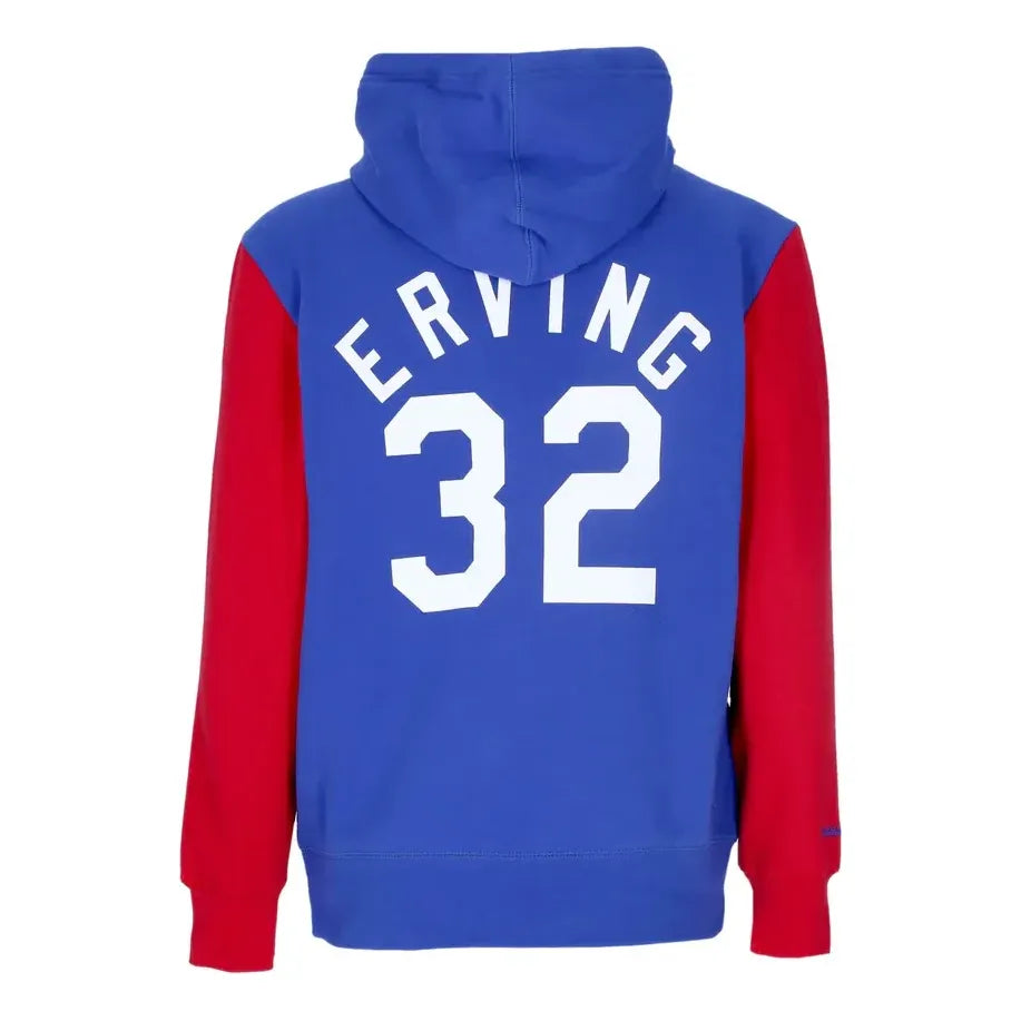 Mitchell & Ness x NBA Nets 1974 Fleece Hoodie 'Julius Erving 32' FNNP3417-NYE74JERRYRD
