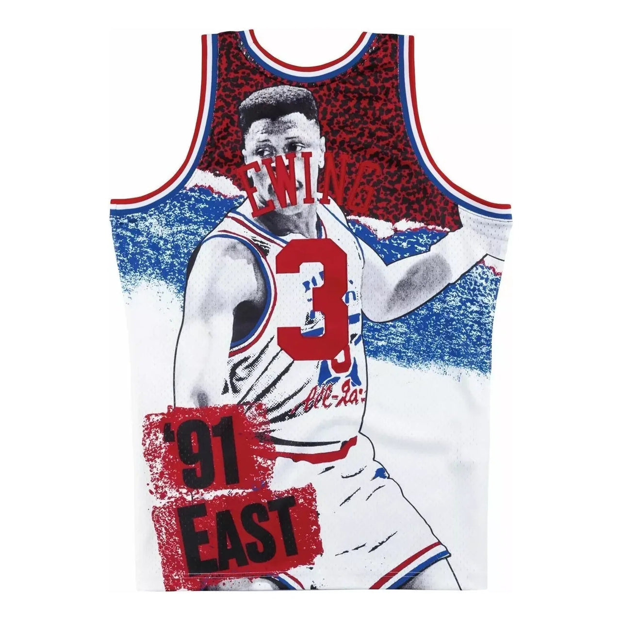 Mitchell & Ness x NBA All Star 1991 East Swingman Jersey 'Patrick Ewing 3 ' SMJYNG18428-ASEWHIT91PEW