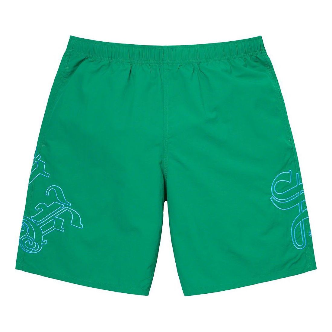 Supreme Old English Nylon Shorts 'Green Blue' SUP-SS23-241
