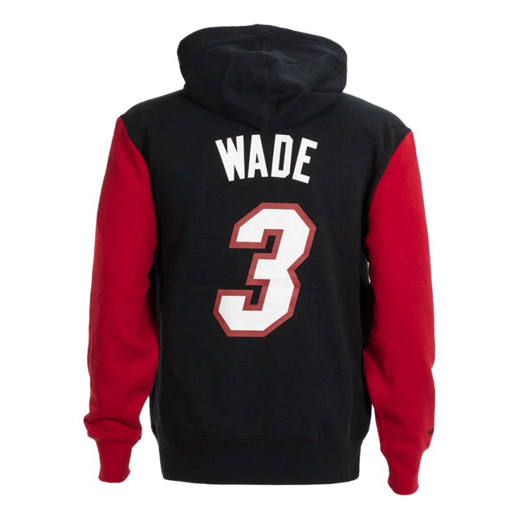 Mitchell & Ness x NBA Miami Heat 2006 Fleece Hoodie 'Dwyane Wade 3 ' FNNP3417-MHE06DWABKRD