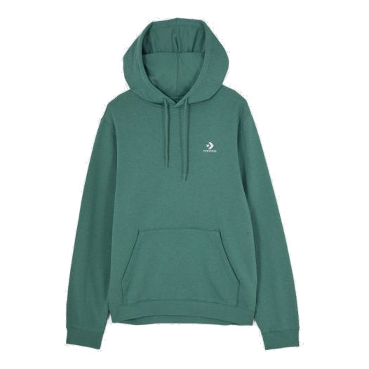 Converse Go-To Embroidered Star Chevron Standard Fit Fleece Hoodie 'Green' 10024509-A13