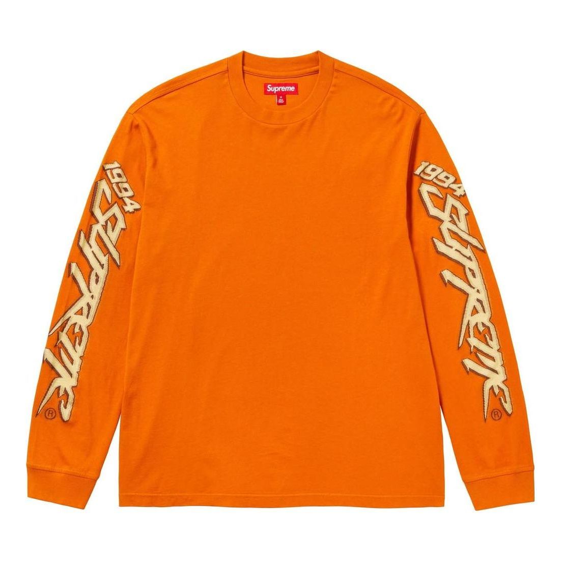 Supreme Racing Intarsia L/S Top 'Orange Yellow' SUP-FW23-221