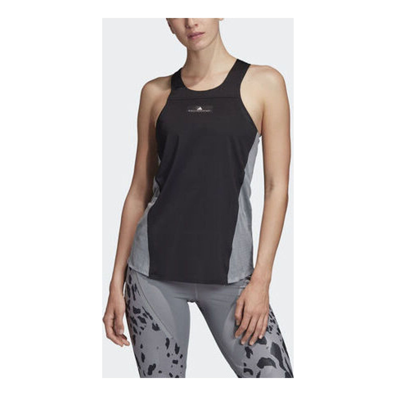 (WMNS) adidas Run Tank Top Asia Sizing 'Black Grey' EA2190