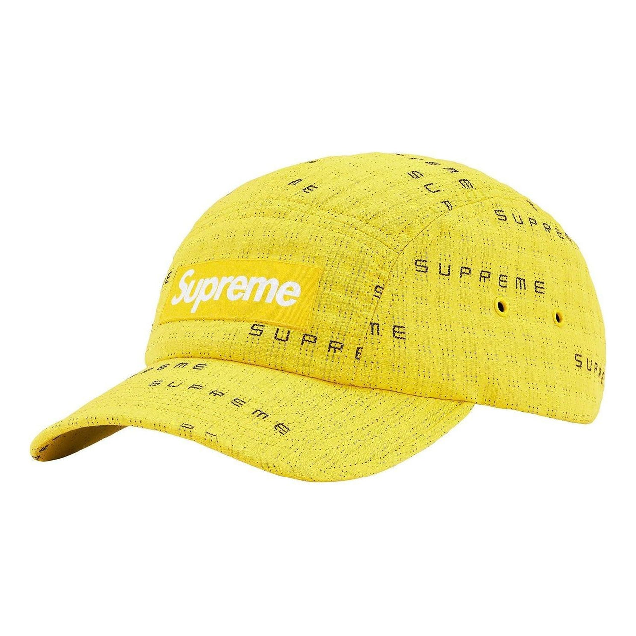 Supreme Stitch Jacquard Camp Hat SS22 'Lemon' SUP-SS22-896-L