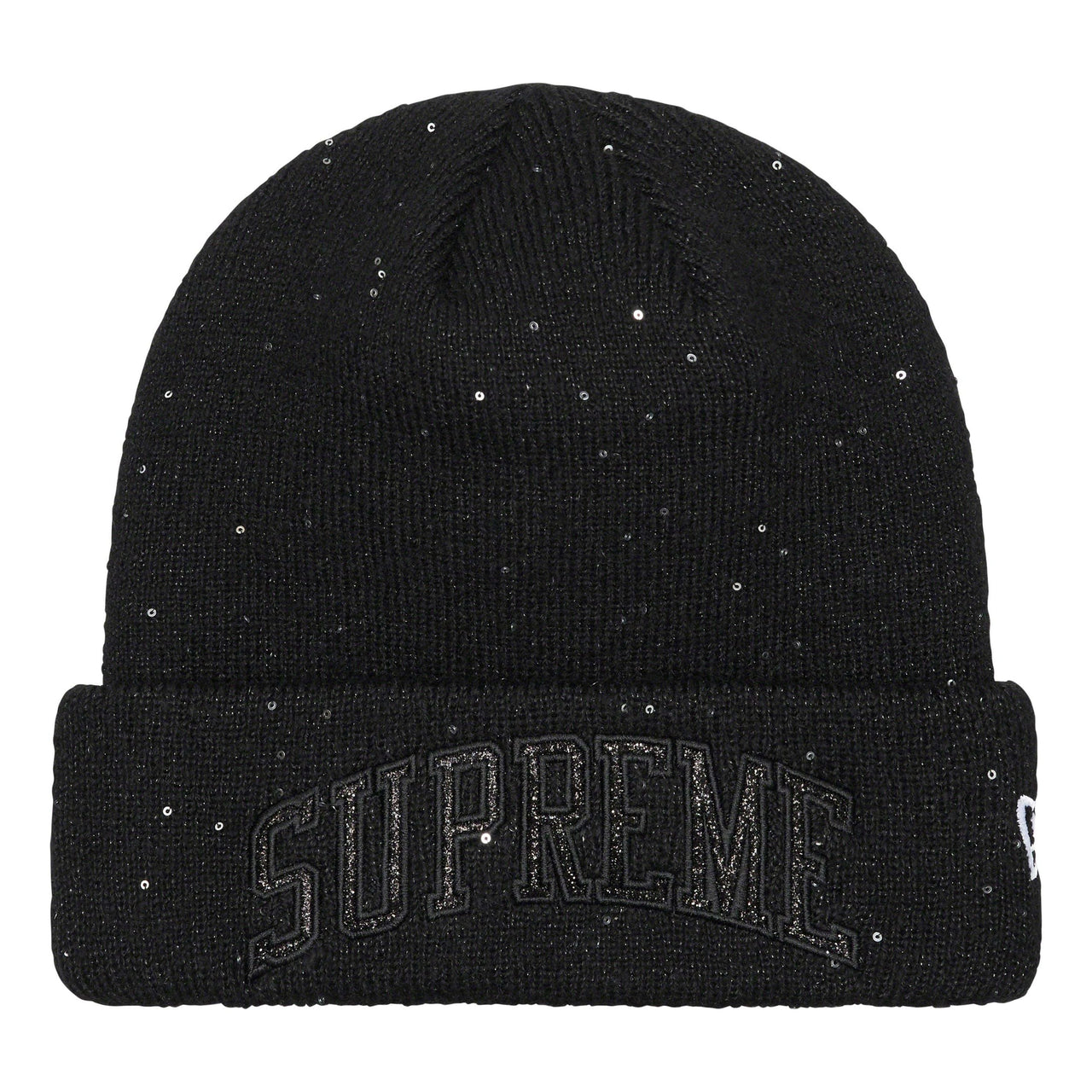 Supreme New Era Metallic Arc Beanie SS23 'Black' SUP-SS23-2240-B