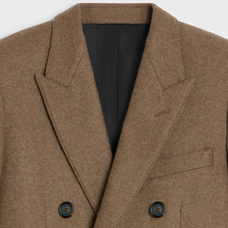 CELINE Chesterfield Coat In Cashmere Cloth
