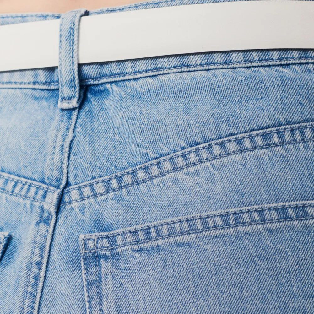 CHANEL 24 New Spring And Summer Arrivals Denim Shorts Women's Light Blue