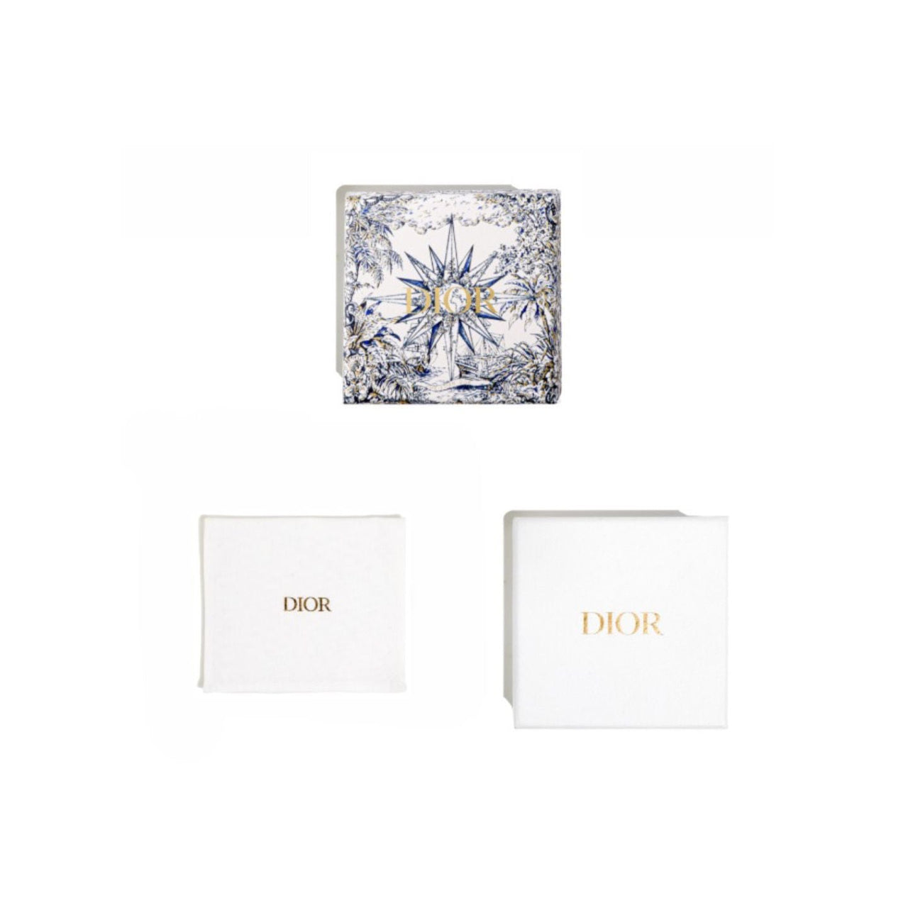 DIOR Classic CD Necklace Series Brass Necklaces Unisex Silver
