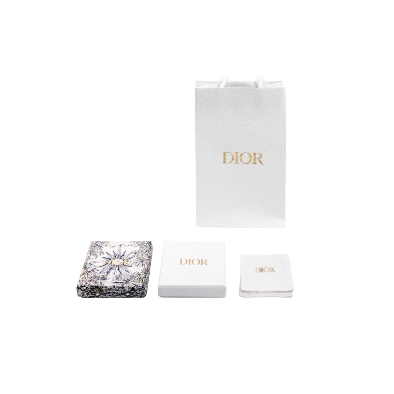 DIOR Classic CD Necklace Series Brass Necklaces Unisex Silver