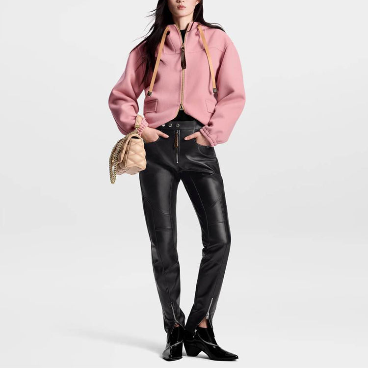 LOUIS VUITTON Hooded Double Face Coat