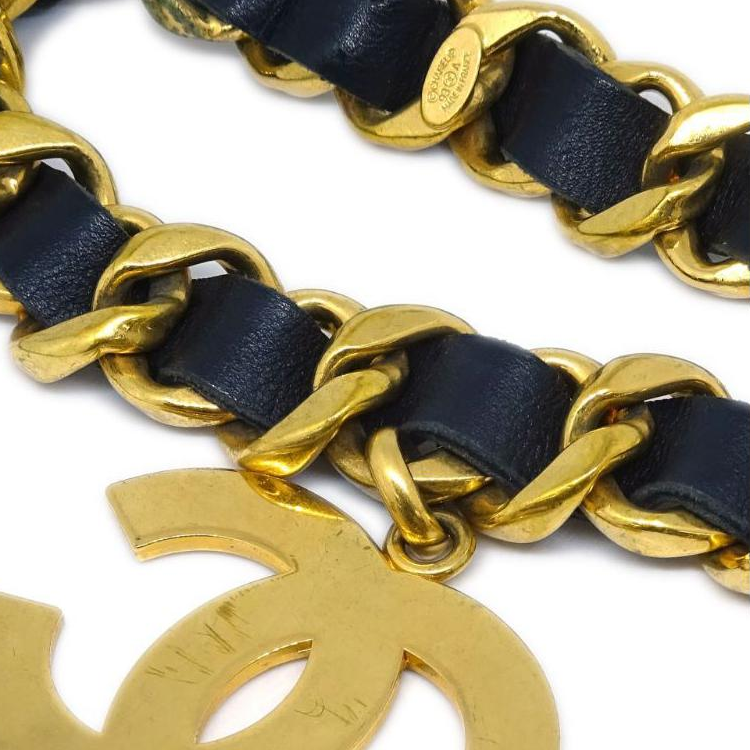 CHANEL 1993s Interlockig Cc Belt