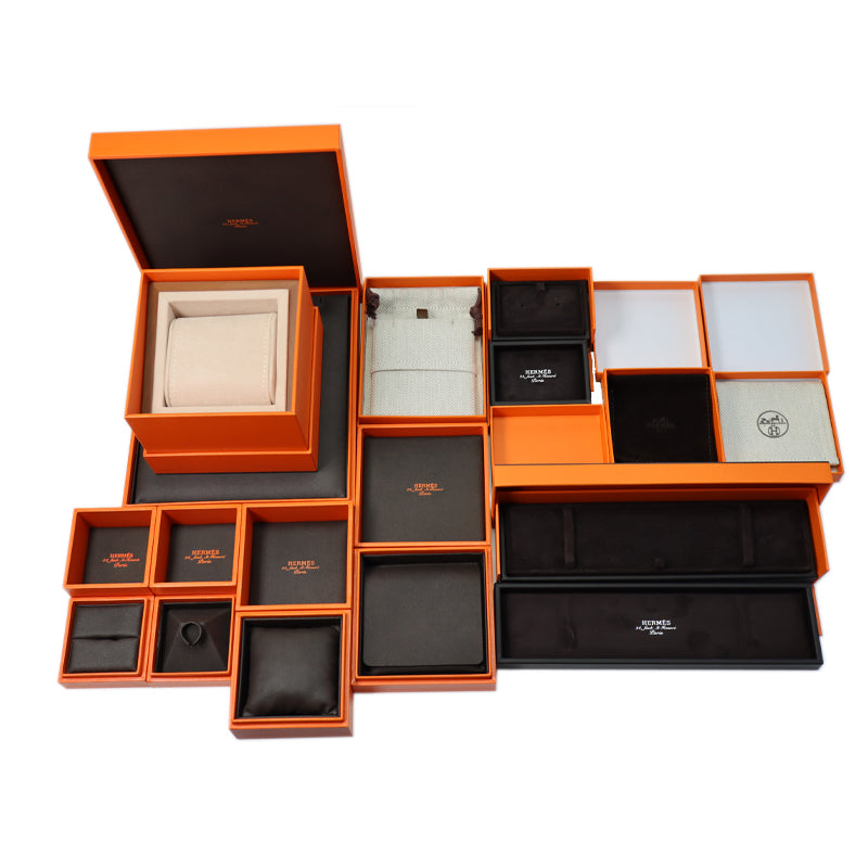 HERMES Leather Wristbands Unisex