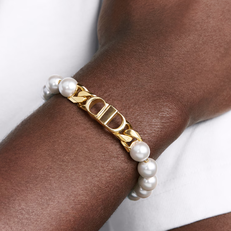 DIOR Gold plated Brass Bracelets Men's Gold