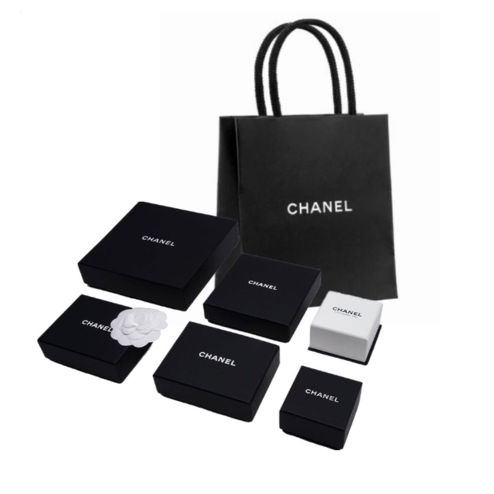CHANEL 1990 2000s Logo leterring Clip on Earrings