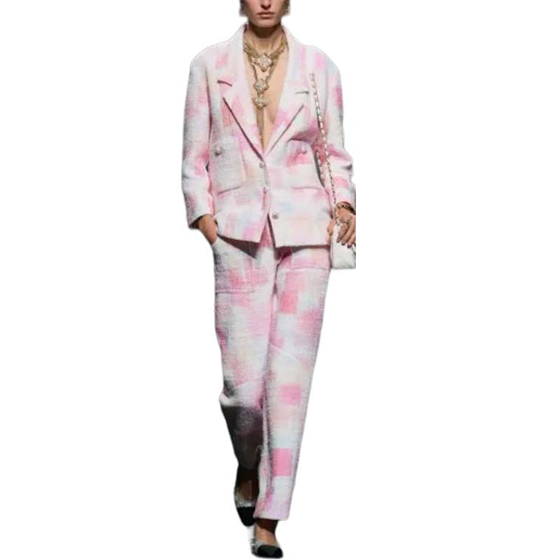 CHANEL Business Suits Women's Pink