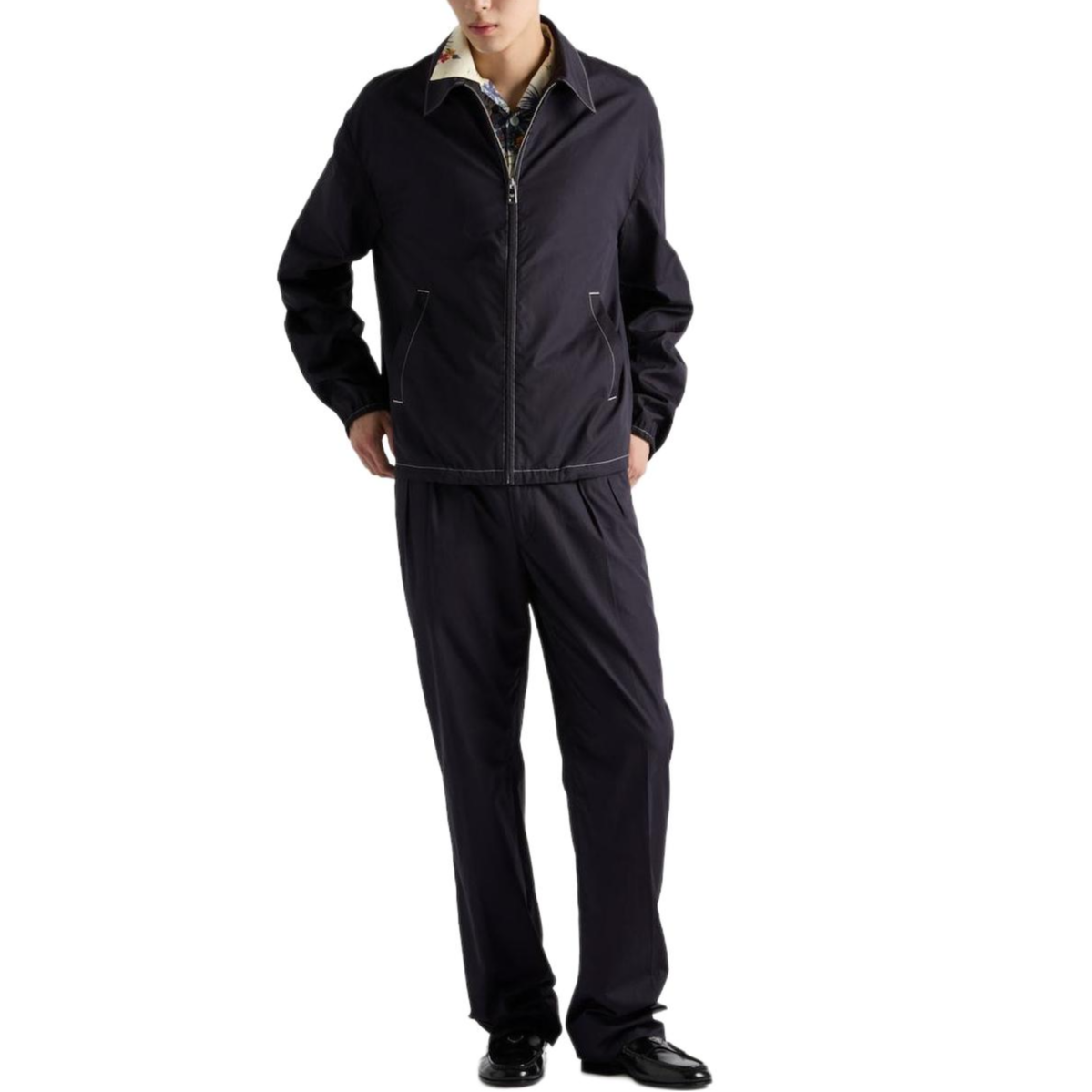 PRADA Cotton Straight Trousers