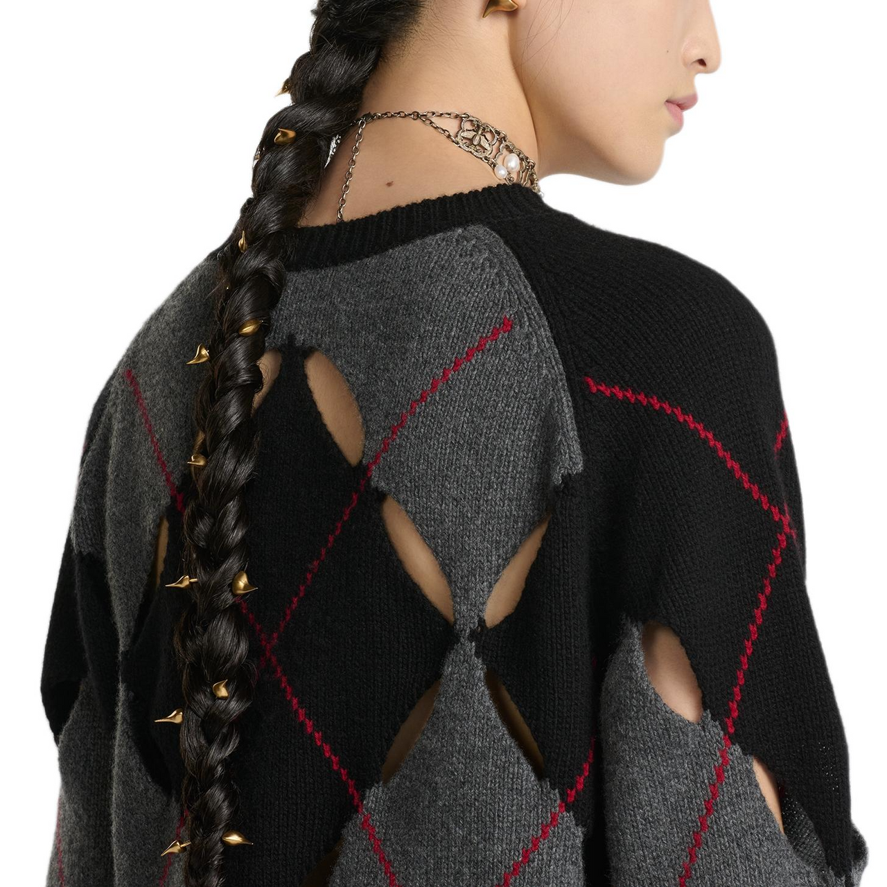 DIOR All Over Patterned Crewneck Jumper
