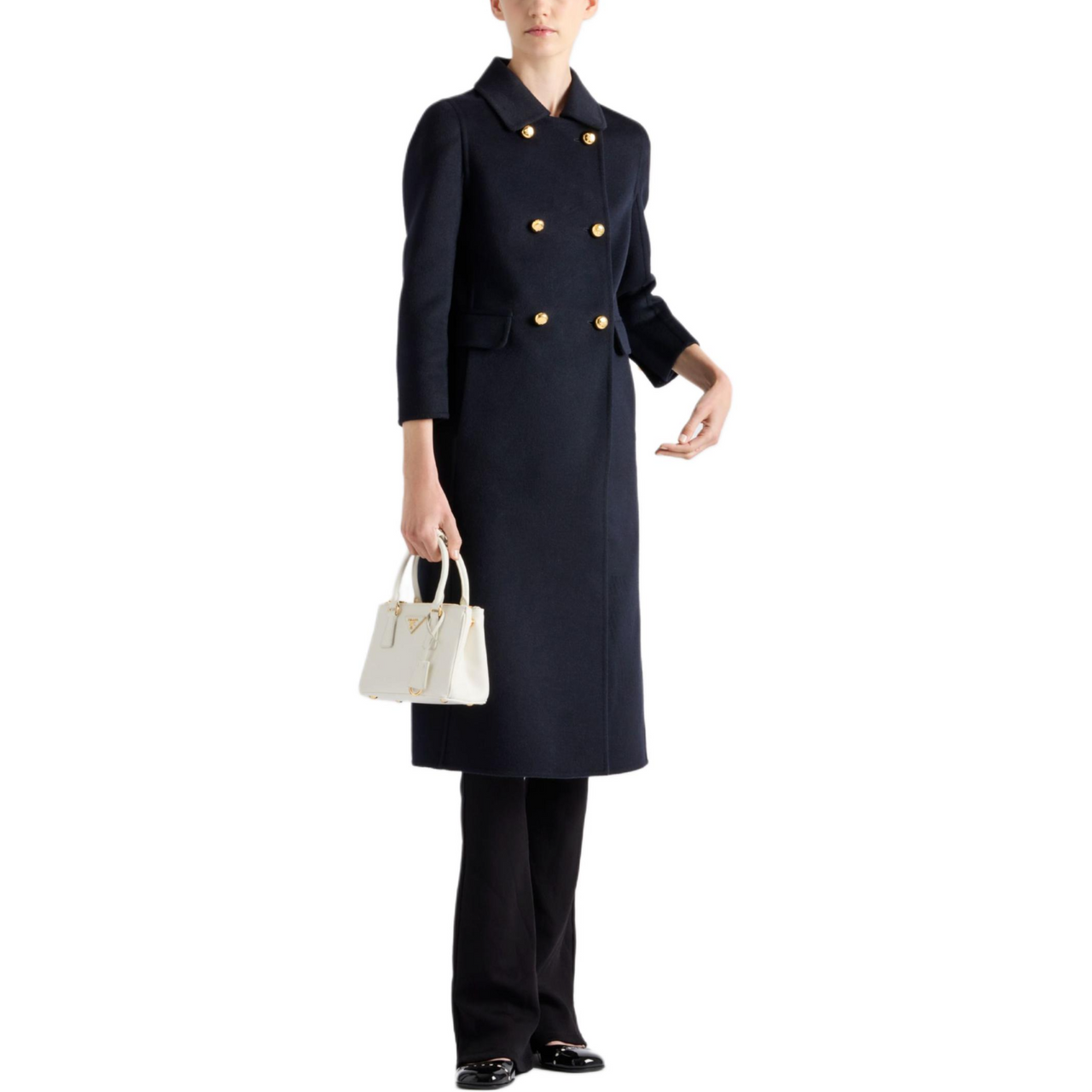 PRADA Double breasted Cashgora Coat