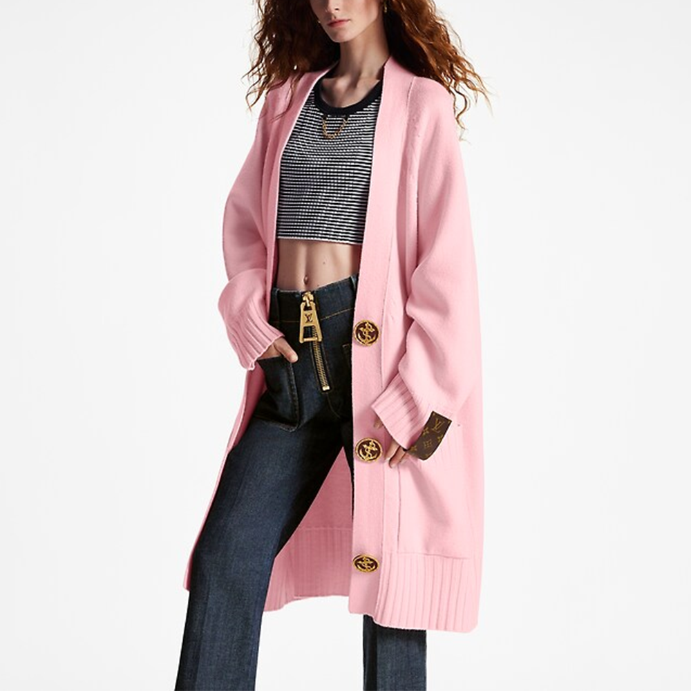 LOUIS VUITTON SS23 Knitwear Women's Pink