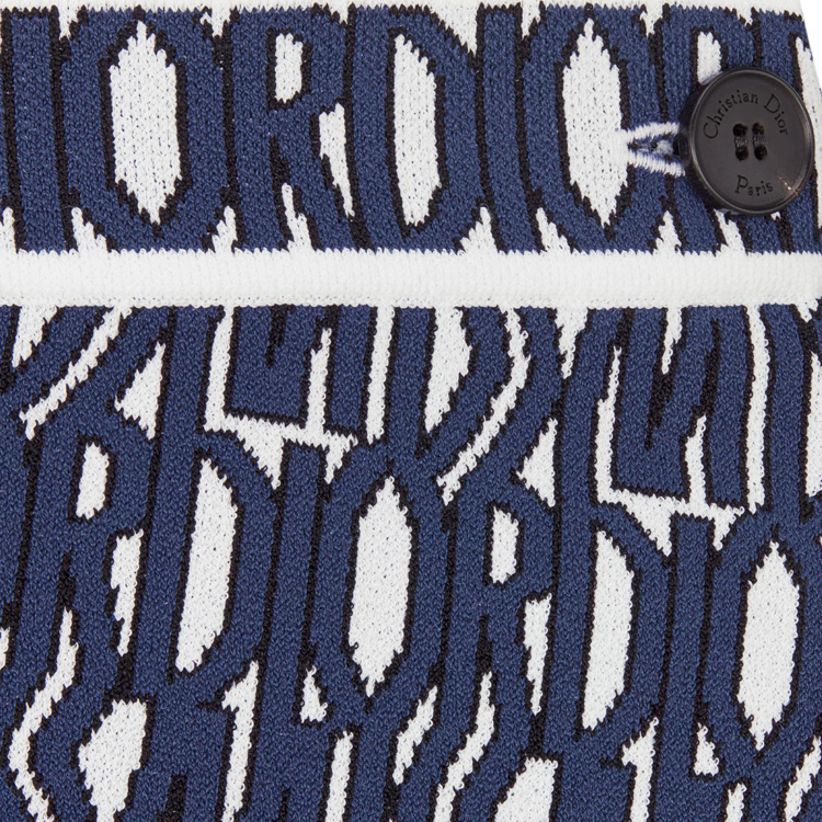 DIOR Casual Short Skirts Women's Marine Blue