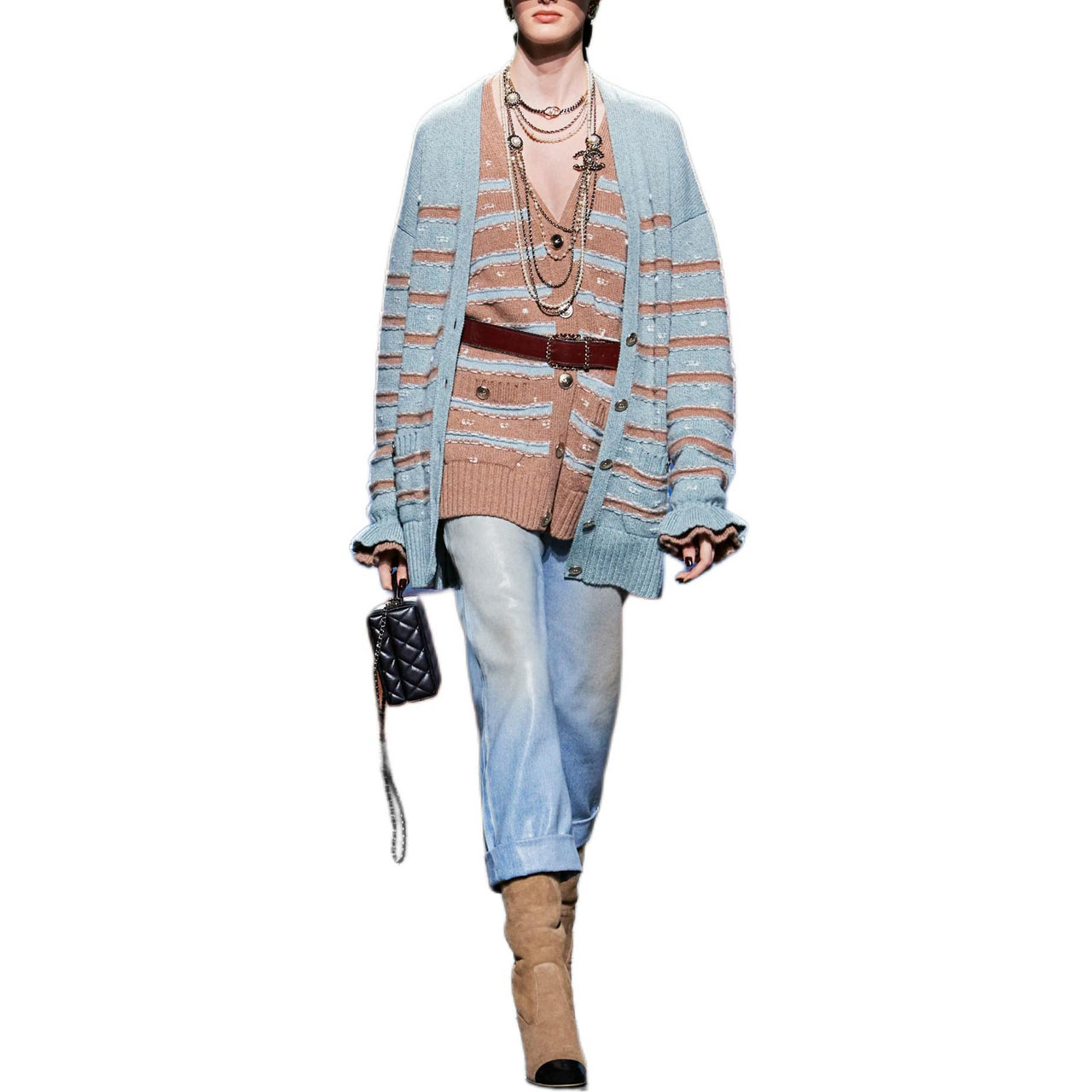 CHANEL Knitwear Women's Light Brown