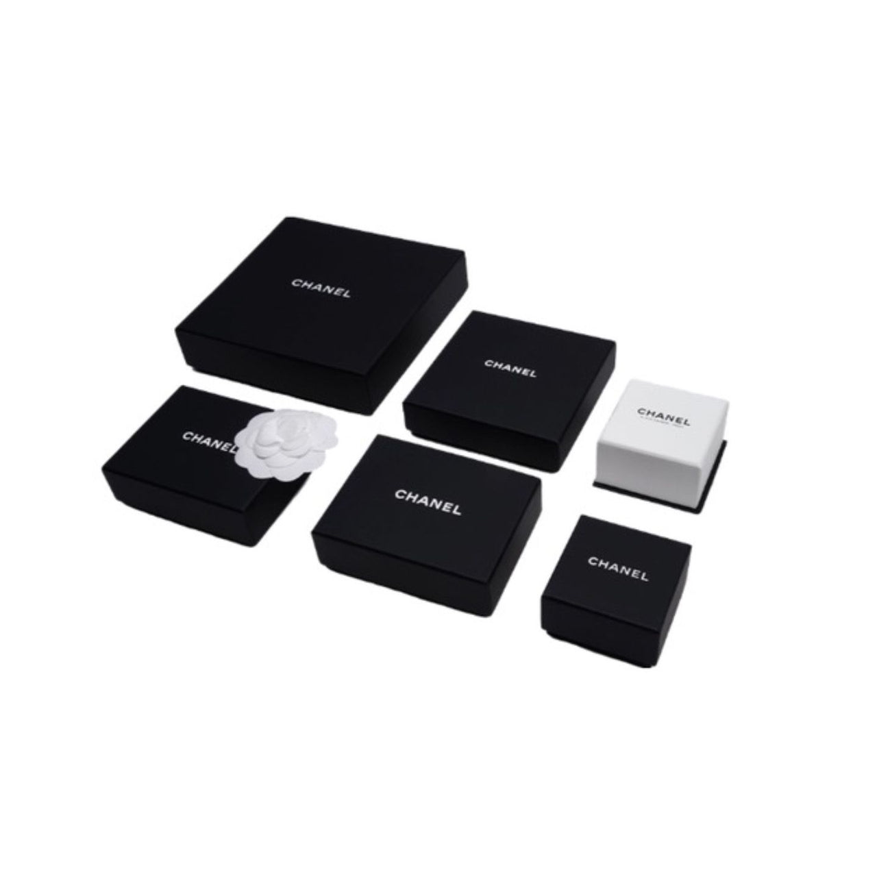 CHANEL 18K Gold Rings Unisex Beige