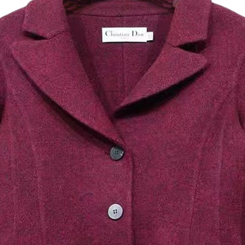 DIOR Jackets Coats Women's Burgundy