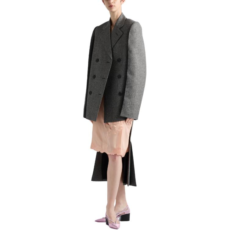 PRADA Embroidered Silk Skirt