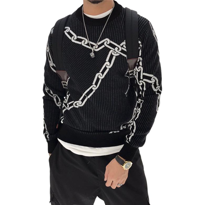 LOUIS VUITTON Knitwear Men's Black/White