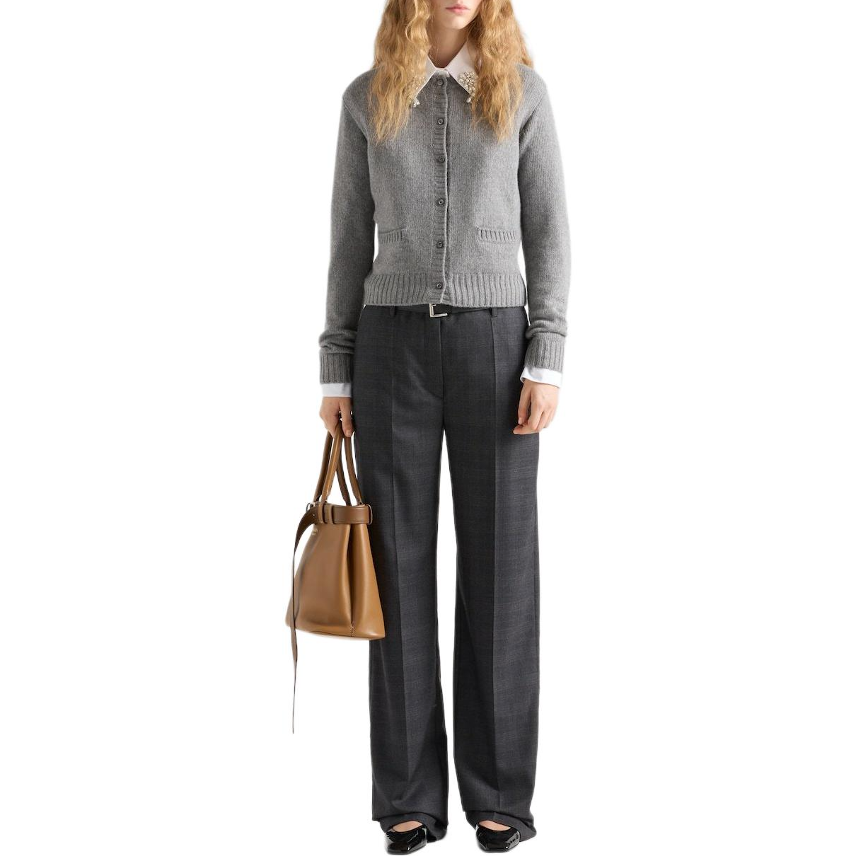 PRADA Cashmere Sweater Women's Gray