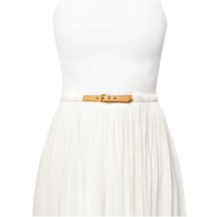LOUIS VUITTON Racerback Belted Dress