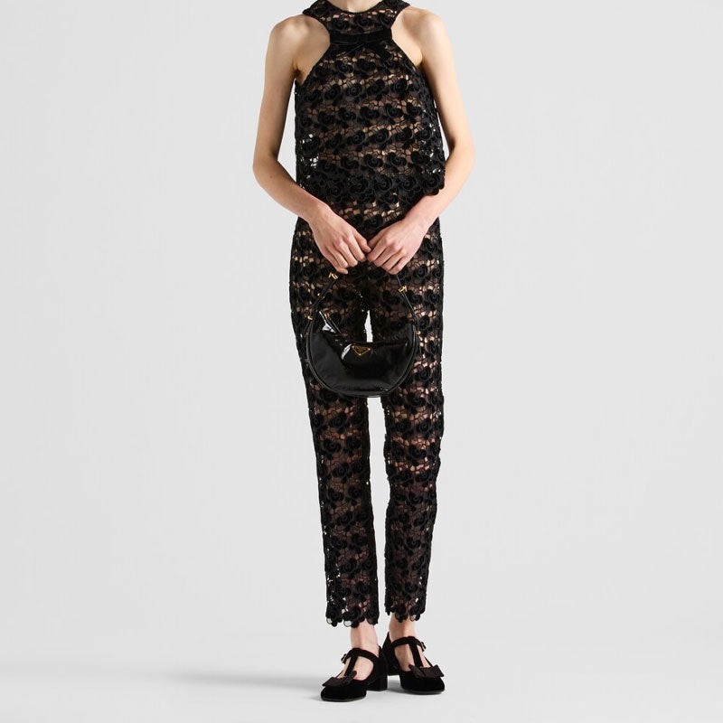 PRADA Casual Pants Tight Fit Style Women's Black