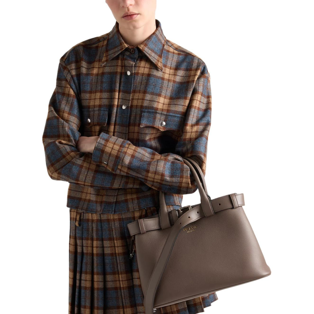 PRADA Checked Wool Shirt