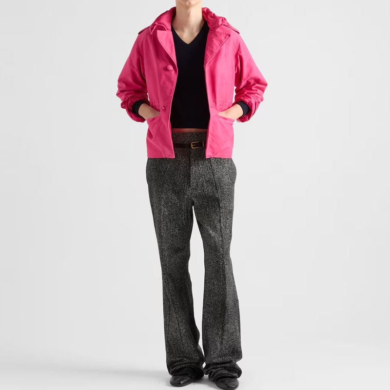 PRADA Belted Tailored Trousers