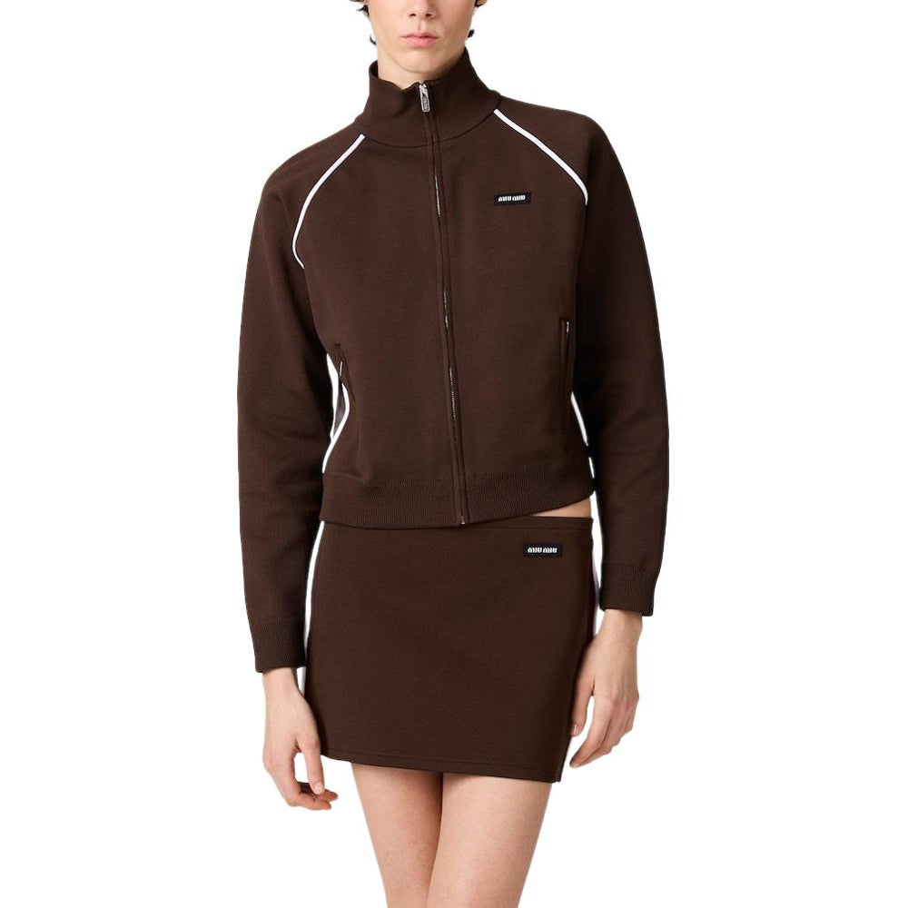 MIU MIU SS25 Jackets & Coats Women's Brown