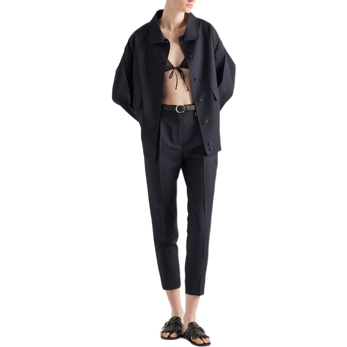 PRADA Casual Pants Women's Dark Blue