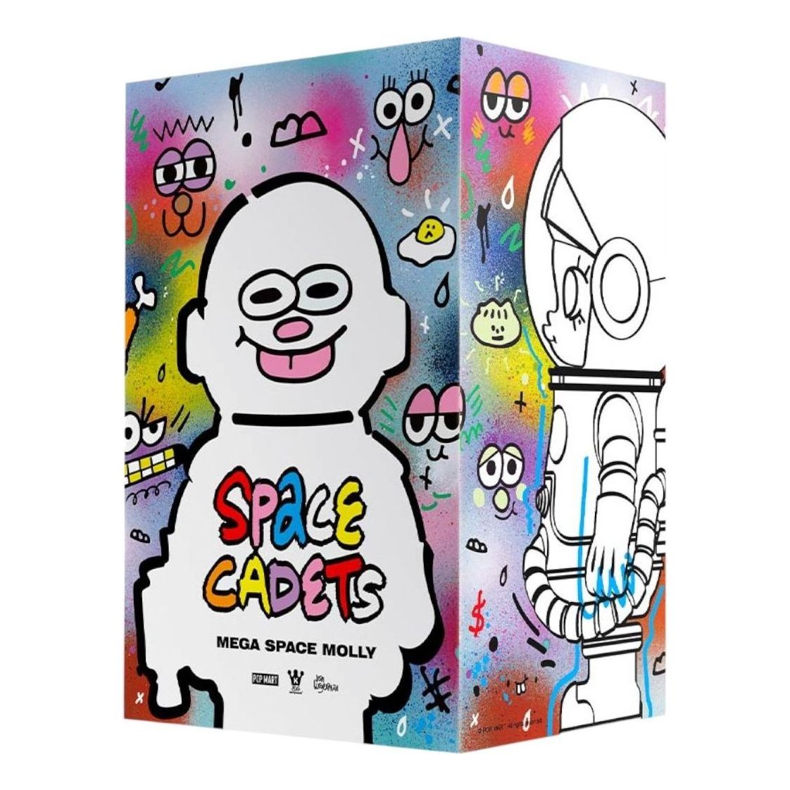 Pop Mart Mega Space Molly 400% Jon Burgerman Space Cadets Sealed Cases (1 Blind Box) PPMT-2505-0018-1B